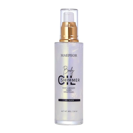 MAEPEOR Shimmer Body Luminizer 5 Colors Moisturizing Glow 80ML