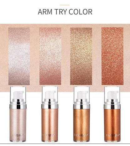 Body Face Luminizer Highlighter Cream Spray Liquid Bronzer Body