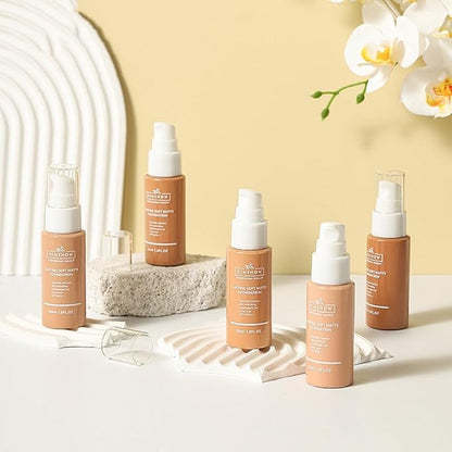 Flawless Matte Liquid Foundation Makeup, Vegan & Cruelty-Free, (03, ) 30ml