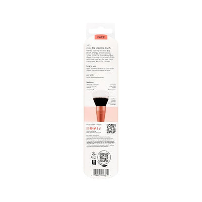 Real Techniques Extra Big Stippling Brush, Large Makeup Brush for Liquid & Cream Foundation, BB/CC Cream, Skin Tints, XL Oversized Brush, Cruelty-Free, Synthetic Bristles, 1 Count