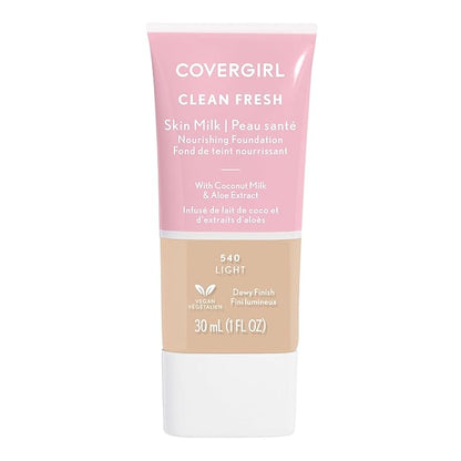 COVERGIRL, Clean Fresh Skin Milk Foundation, Light, 1 may vary)