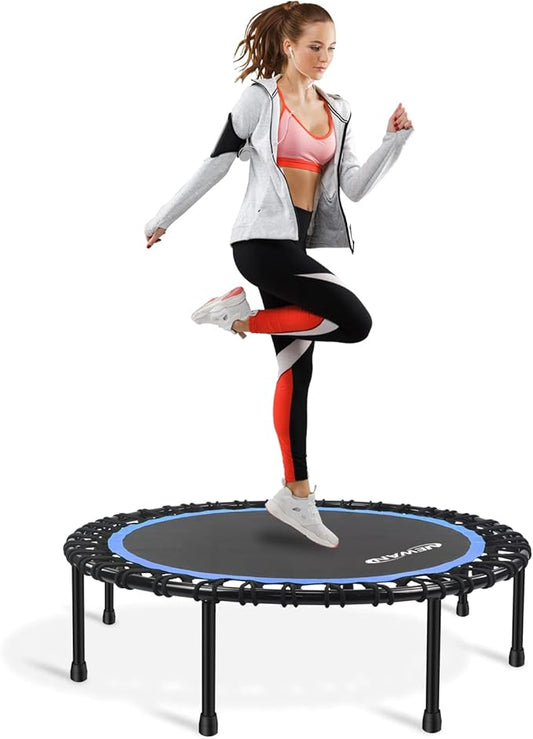 Newan 40"-48" Silent Mini Trampoline Fitness Trampoline Bungee 330lbs