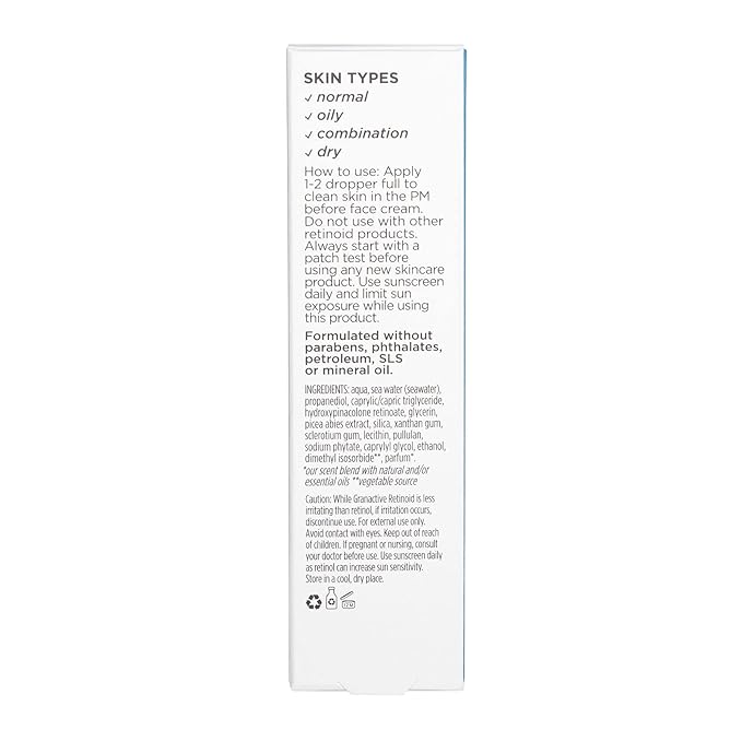 Face Serum by Pacifica - Clean Shot Granactive Retinoid 5% Solution – Anti-Aging Facial Serum with Advanced Retinoid Complex for Fine Lines & Smoother Texture, Vegan & Cruelty-Free, 0.8 Oz