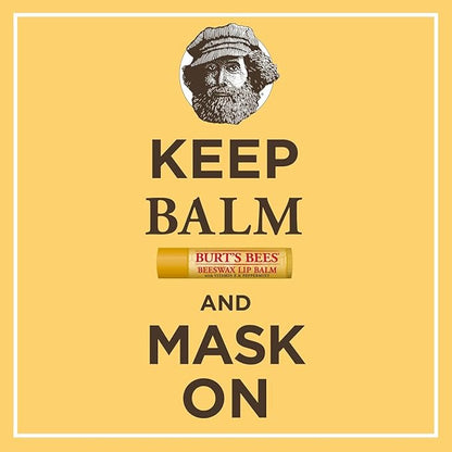 Burt's Bees Lip Balm - Mango, Lip Moisturizer With Responsibly Sourced Beeswax, Tint-Free, Natural Origin Conditioning Treatment, 2 Tubes, 0.15 oz.