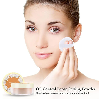 Boobeen Loose Face Powder Translucent Setting Powder Oil