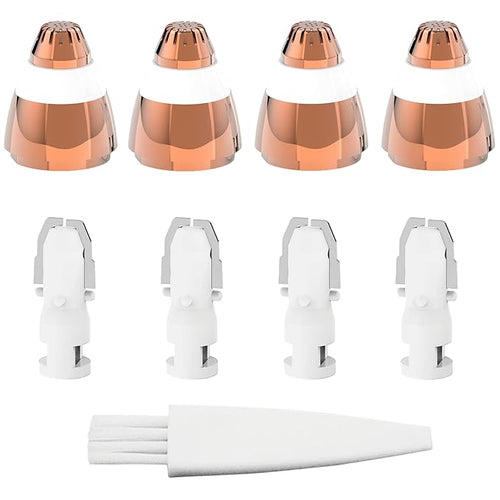 Eyebrow Hair Remover Replacement Heads for Finishing Touch Flawless Facial Hair Remover,Painless Replacement Blades for Flawless Brows Hair Removal,with Cleaning Brush,As Seen On Tv(4 Count).