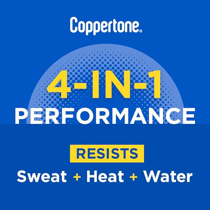 Coppertone SPORT Sunscreen SPF 100 Lotion, Water Resistant Sunscreen, Body Travel Size 3 Fl Oz