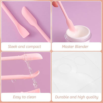Makeup Mixing Palette Spatula Set, 2PCS Mini Acrylic