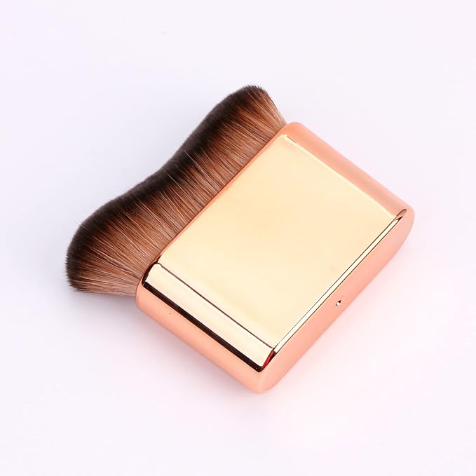 Self Tan Brush By Yoseng - Self Tanning Brush Applicator- Kabuki Brush for Body, Rose Gold Foundation Brush Makeup Brush for Fake Tan,Sunscreen Brush for Best Self Tanner for Face and Body
