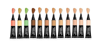 Palladio Full Coverage Concealer, Under Eyes Disguise, Creamy Brush, Custard