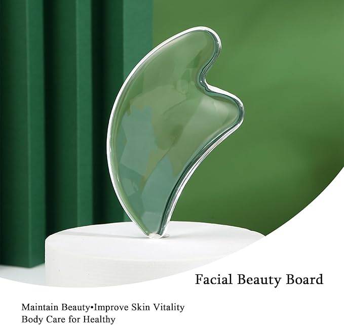 Transparent Gua Sha Facial Tools Natural Sculpting