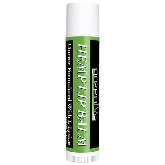 GreenIVe Hemp Lip Balm, Vegan, Omegas Hydrating