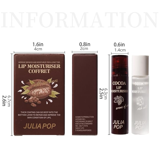 Lip Oil, Lip Balm Set Lasting Night（Pack