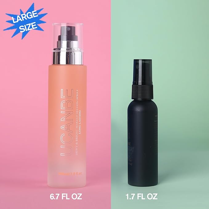 UCANBE Dewy Makeup Setting Spray, Moisturizing Finishing Spray 7 Fl Oz