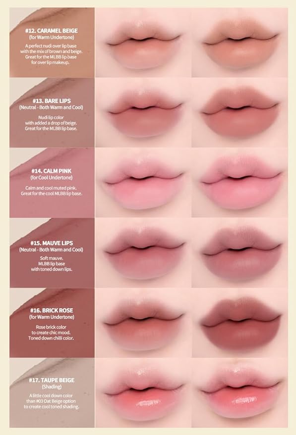 Heart Percent Dote On Mood Lip Pencil, Long-Lasting Creamy Lip Crayon Smooth Color Liner Retractable Lipstick Pencil 0.8g, #16. Brick Rose
