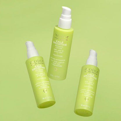 Pacifica Face Moisturizer - Kale Smoothie Face Lotion w/Niacinamide, Copper, Super Foods & Plant Extract - Reduces Pore Size & Redness, Improves Skin Texture Vegan & Cruelty-Free Dermatologist Tested