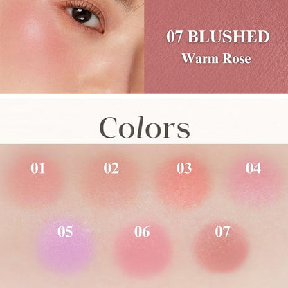 EGLIPS All Over Blusher - Multi-Use Cream Jelly Blush for Eyes & Cheeks Buildable and Blendable Texture with Shimmery Pearls Natural Korean Face Makeup (06 CLASSY, 0.18 oz)