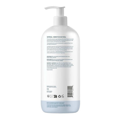 ATTITUDE Hair Conditioner for Sensitive Dry Scalp, Soothing Oat, Naturally Derived Ingredients, Dermatologically Tested, Vegan Detangler, Extra Gentle, Unscented, 32 Fl Oz