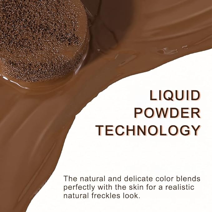 Erinde Upgrade Liquid Freckle Pen, Fake Freckles Stamp Saddle Brown