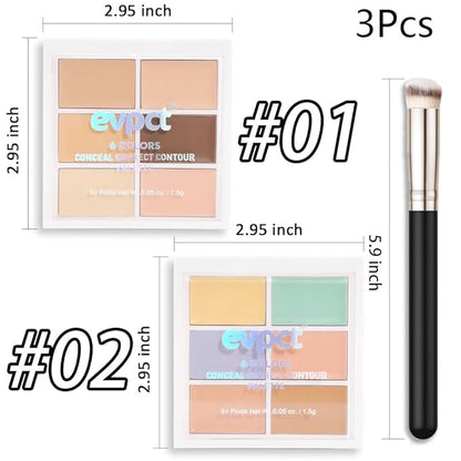 evpct 12 Color Conceal Correct Cream Contour Makeup Covers redness