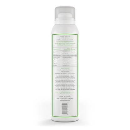 Native Deodorant & Body Spray Contains Naturally Derived Ingredients | Deodorant for Women and Men, All Day Odor Protection, Aluminum and Hydrocarbon Propellant Free | Cucumber & Mint
