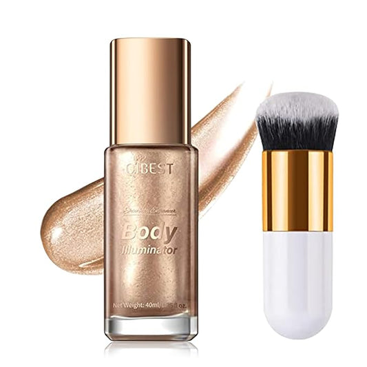 40ml Body Shimmer Oil,Liquid Body Illuminator, Waterproof Moisturizing 40ml