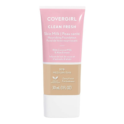 COVERGIRL, Clean Fresh Skin Milk Foundation, Medium/Tan, 1 may vary)