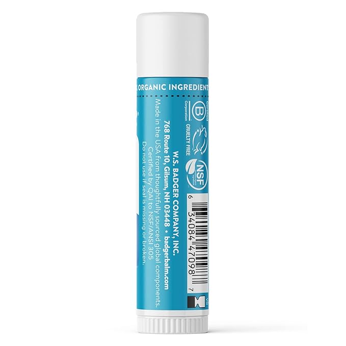 Badger Sunscreen Lip Balm SPF 15, oz