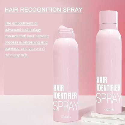 2pcs Hair Identifier Spray for Face Shaving, Skin Body Hair Identifying Spray With Razors,Hair identifier for Face Dermaplaning, Moisturizing and Skin Care Dermaplaner