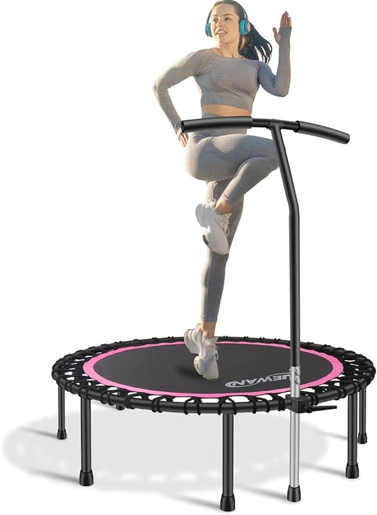 Newan 40"-48" Silent Mini Trampoline Fitness Trampoline Bungee 330lbs