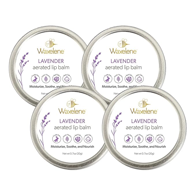 Waxelene Lavender Aerated Lip Balm Tin