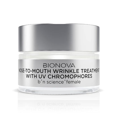 Nose-to-Mouth Wrinkle Treatment with UV Chromophores