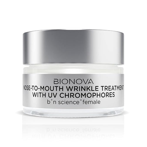 Nose-to-Mouth Wrinkle Treatment with UV Chromophores