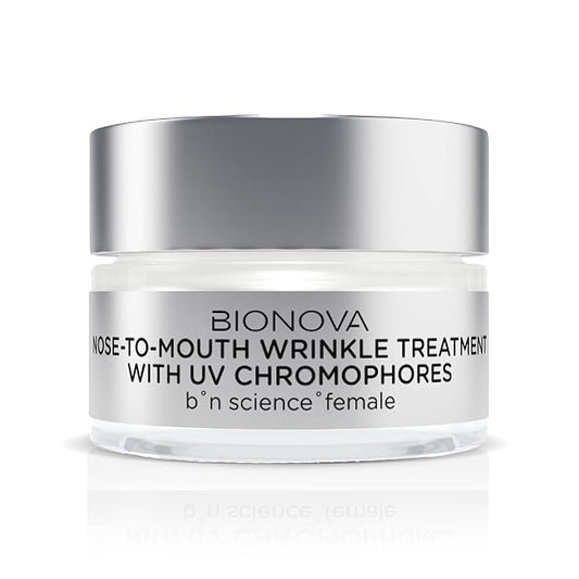 Nose-to-Mouth Wrinkle Treatment with UV Chromophores