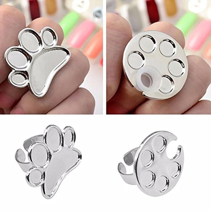 2 Pieces Mini Nail Art Polish Holder Nail