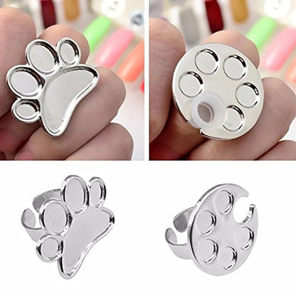 2 Pieces Mini Nail Art Polish Holder Nail