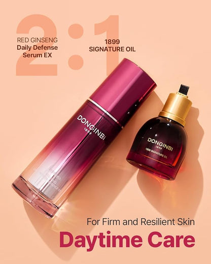 [Upgraded] Anti-Aging Serum DONGINBI Daily Defense Serum EX, Anti-Wrinkle & Antioxidant Serum for Face, Korean Red Ginseng Skin Care - 1.01Oz