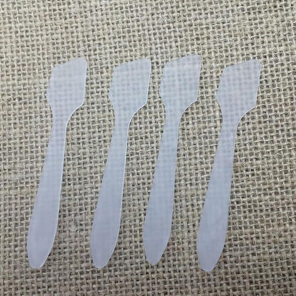 Healifty 50pcs Makeup Spatula Tool Scoop Beauty Tools