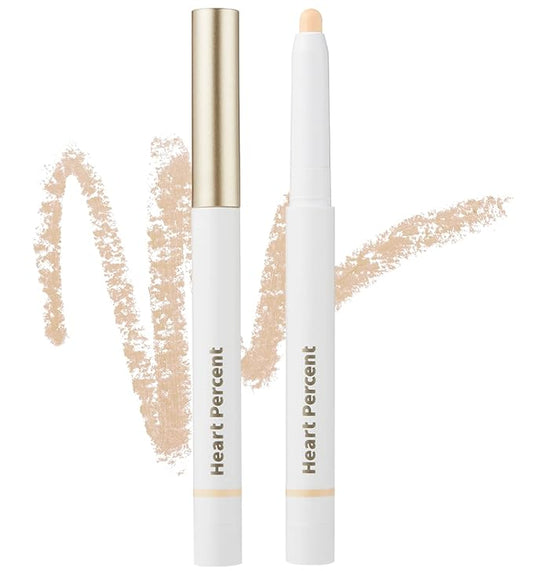 Heart Percent Dote On Mood Lip Pencil, Long-Lasting Creamy Lip Crayon Smooth Color Liner Retractable Lipstick Pencil 0.8g, #10. Clean Beige