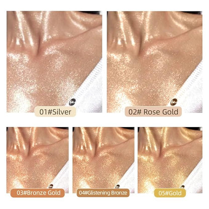 40ml Body Shimmer Oil,Face and Body Liquid Luminizer,Smooth 40ml
