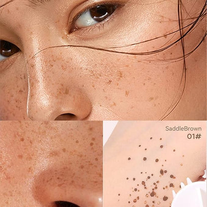 Erinde Upgrade Liquid Freckle Pen, Fake Freckles Stamp Saddle Brown