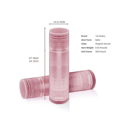 1st Choice 50 Lip Balm Empty Color