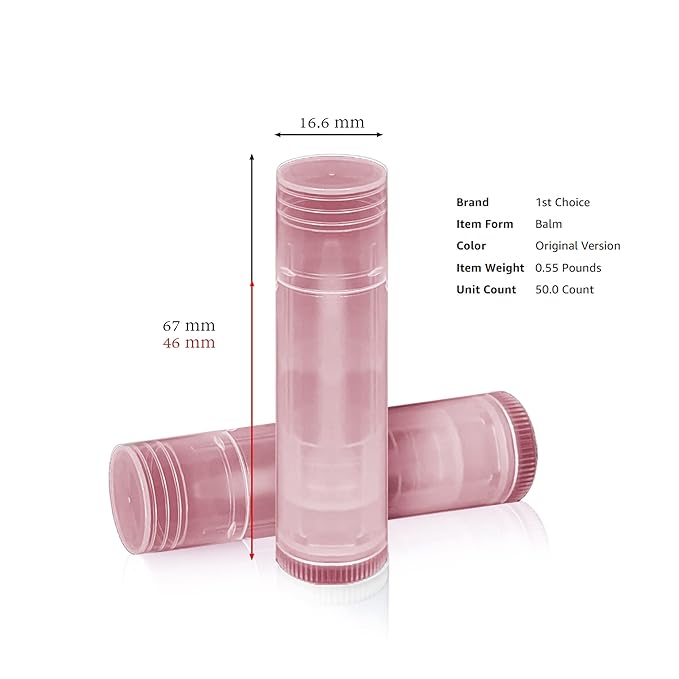 1st Choice 50 Lip Balm Empty Color