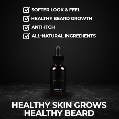 Golden Grooming Co. Beard Oil oz