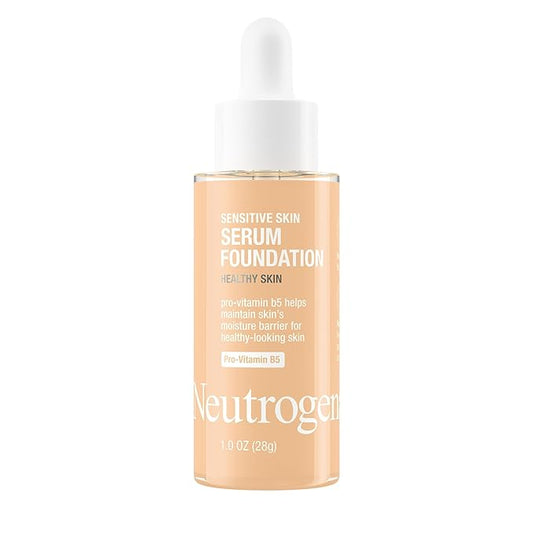 Neutrogena Healthy Skin Sensitive Skin Serum Foundation with Light/Medium 01, 1 oz