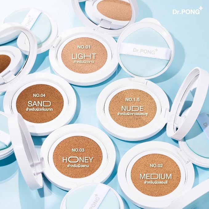 Dr.PONG ACNE ACE Longwear Cushion (Light, 15) 15g
