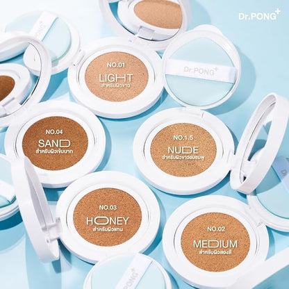 Dr.PONG ACNE ACE Longwear Cushion (Light, 15) 15g