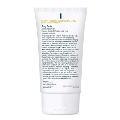 CeraVe Hydrating Mineral Sunscreen SPF 30