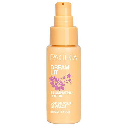 Pacifica Dreamlit Illuminating Facial Lotion – Vitamin C & Niacinamide Brightening Moisturizer for Radiant Glow - Natural Dewy Finish Hydrates & Minimizes Pores - Lightweight Daily Face Cream, Vegan