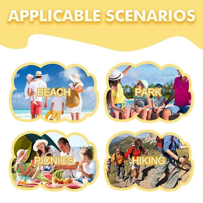 24 Pcs UV Stickers for Sunscreen, Waterproof UV Detection Stickers, Sun Cream Stickers to Reapply,UV Detection Reminder UV Patch for Kids Adults Waterproof Patches, Changes Color When Time To Reapply
